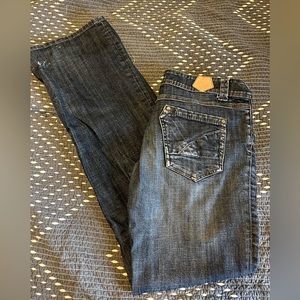 Tin Haul 32/L Dark Wash Wide Leg Jeans